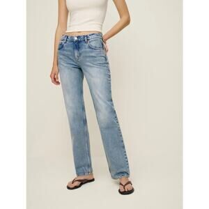 Reformation Abby Low Rise Straight Leg Jeans Colorado Size 27